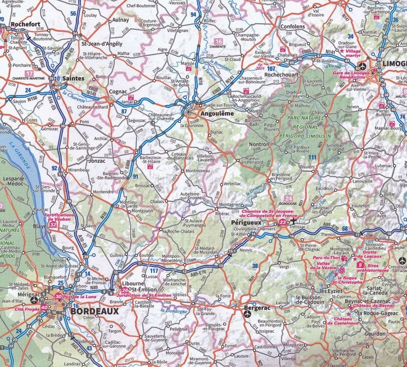 IGN 925 France Tourist Map