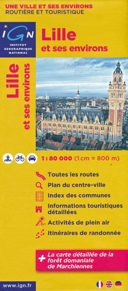 IGN Lille & Environs at 1:80,000