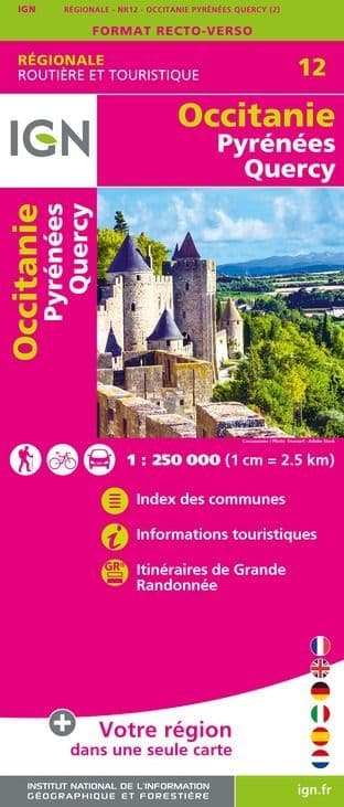 IGN NR12 - Occitanie - Pyrénées - Quercy *SALE*