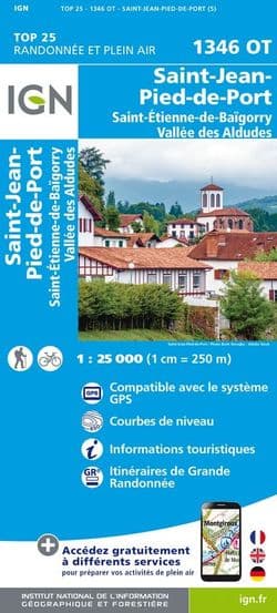 IGN Pyrenees Maps at 1