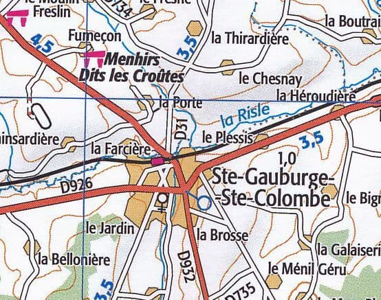 IGN TOP 100 D61 - Orne Alençon Argentan PNR du Perche