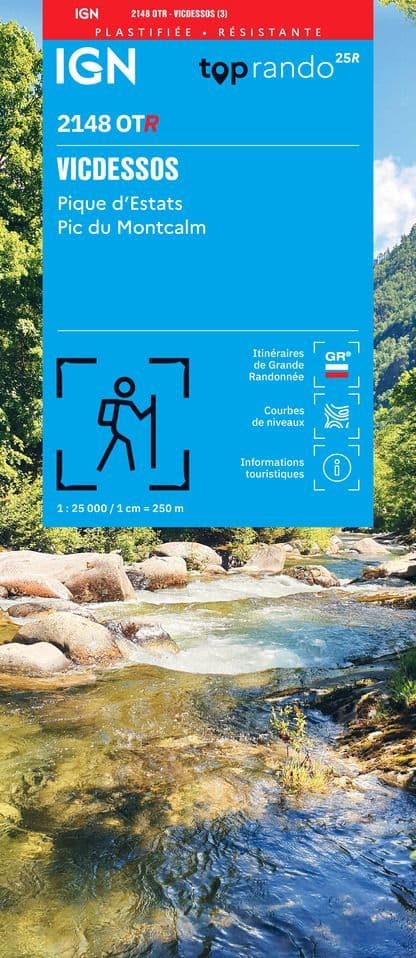 IGN Top 25 2148 OTR - Vicdessos / Pic D'Estats - Resistant