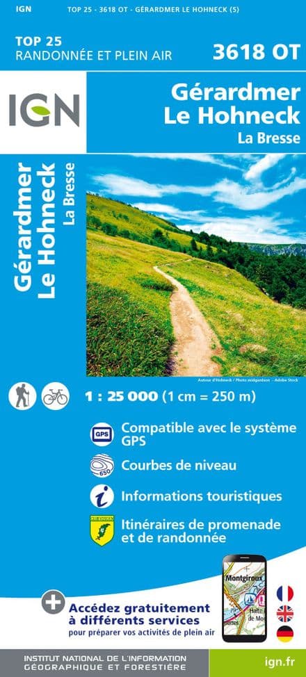 IGN Top 25 3618 OT - Gerardmer / Le Hohneck / La Bresse