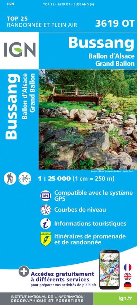IGN Top 25 3619 OT - Bussang / Ballon D'Alsace / Grand Ballon