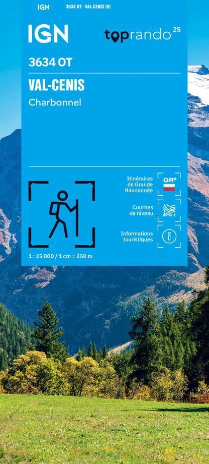 IGN Top 25 3634 OT - Val-Cenis / Charbonnel