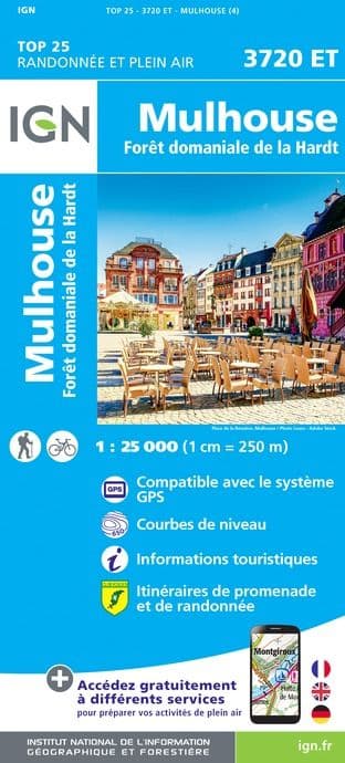 IGN Top 25 3720 ET - Mulhouse