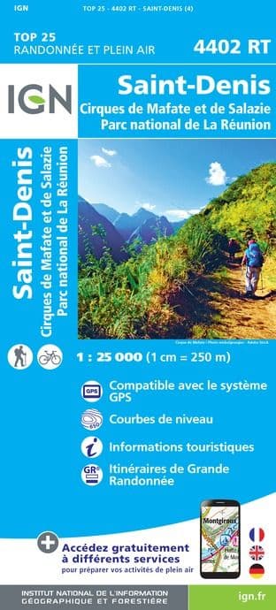 IGN Top 25 4402 RT - St-Denis