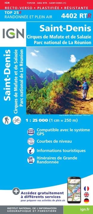 IGN Top 25 4402RT R - St-Denis - Resistant