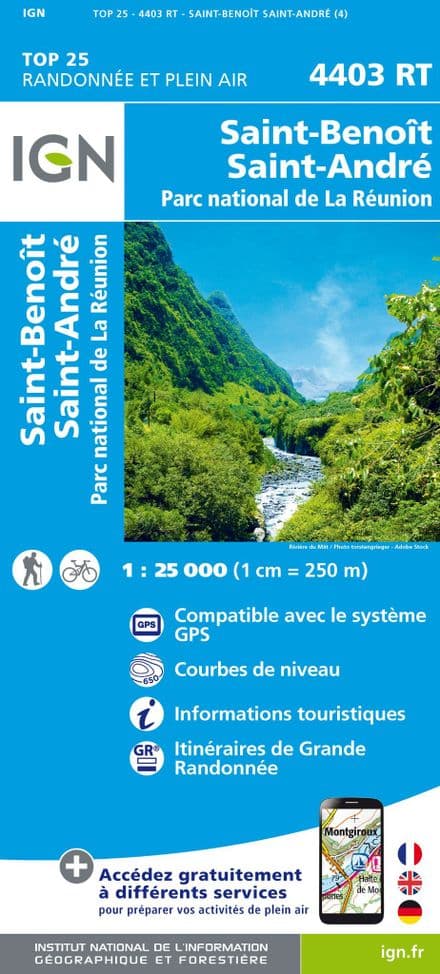 IGN Top 25 4403 RT - St-Benoit-St.Andre