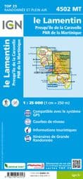 IGN Top 25 4502 MT - Le Lamentin