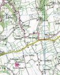 IGN Top 25 M0714 OT - Cote de Granit Rose / Lannion / Perros-Guirec - MINI MAP