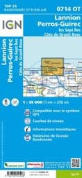 IGN Top 25 M0714 OT - Lannion / Perros-Guirec Mini