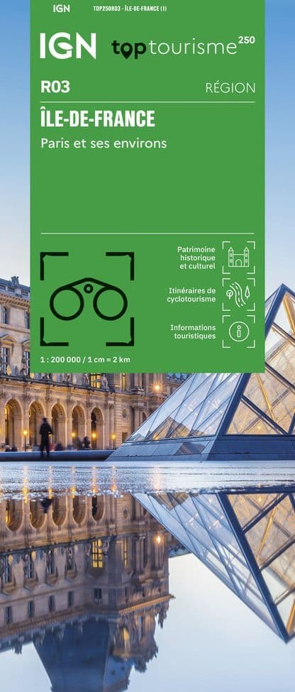 IGN TOP 250 Map 03 - Ile-de-France - Paris et ses environs