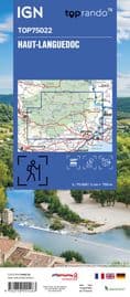 IGN Top 75 - 022 Haut Languedoc at 1:75,000