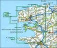 IGN Top 75 - 024 Pointe du Raz / Presqu'ile de Crozon / Ouessant / Cote des Legendes at 1:75,000