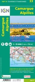 IGN Top 75 - 033 Camargue / Alpilles at 1:75,000