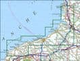 IGN Top 75 - 036 Baie de Somme / Cote d'Albatre / Fecamp / Etretat at 1:75,000