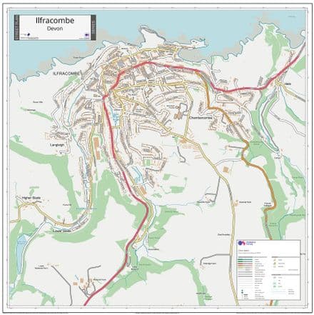 Ilfracombe Street Map