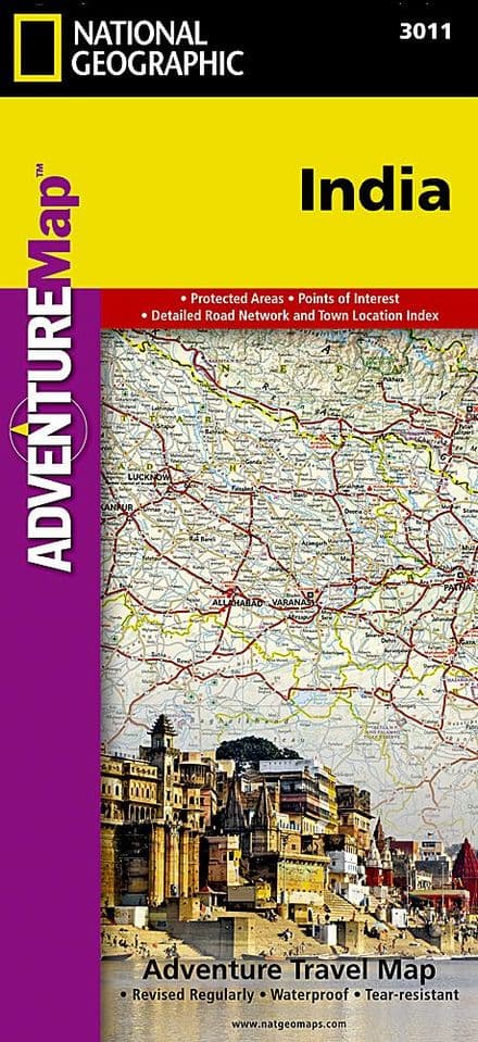 India Adventure Map - National Geographic