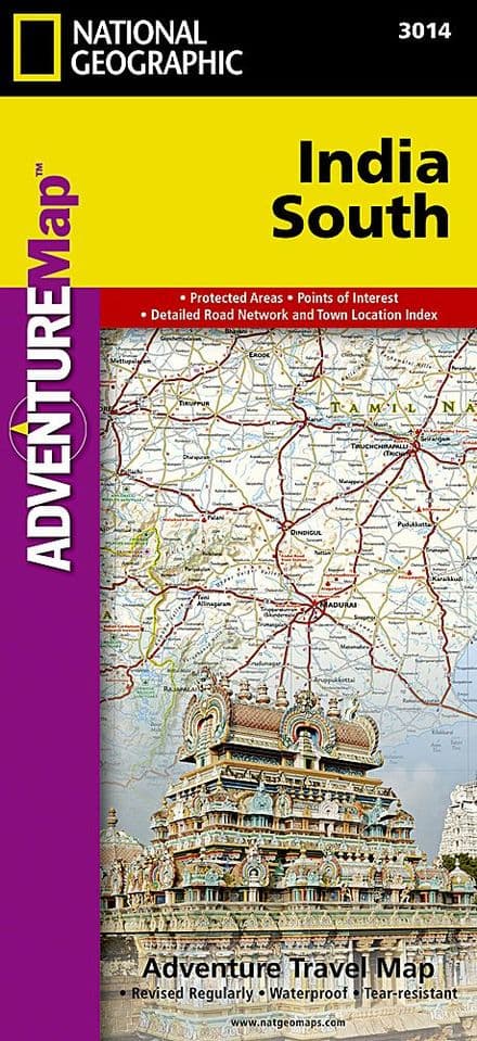 India South Adventure Map - National Geographic