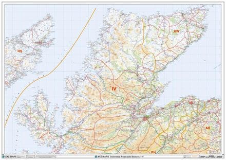 Individual Postcode Area Sector Map