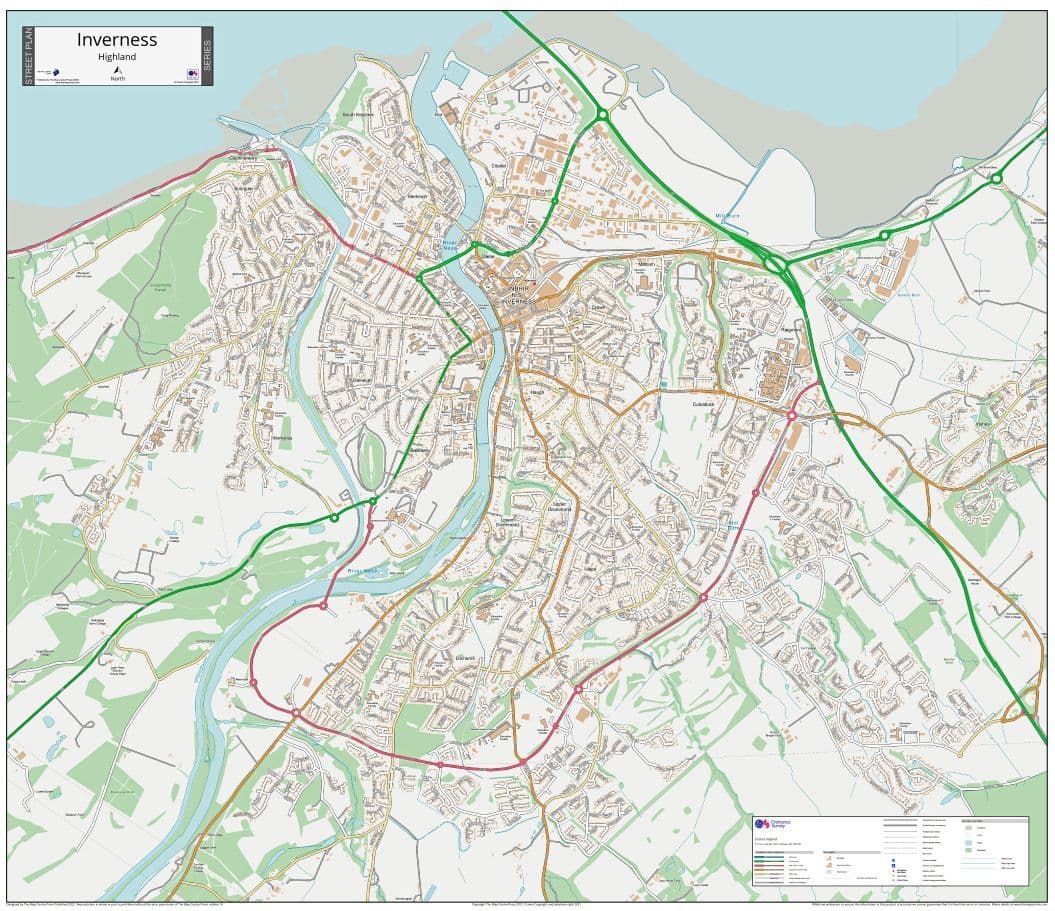Inverness Street Map