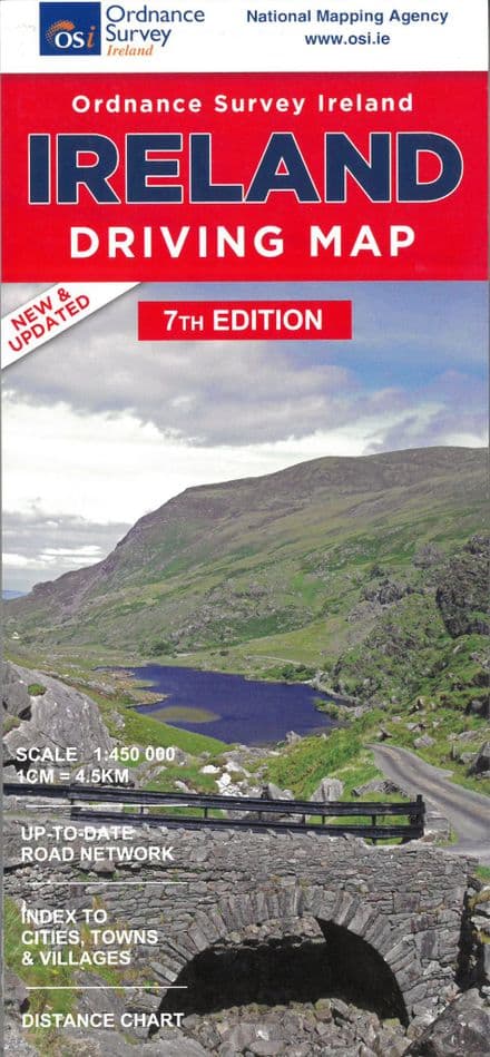 Ireland Driving Map ** Currently Unavailable** Ordnance Survey Ireland