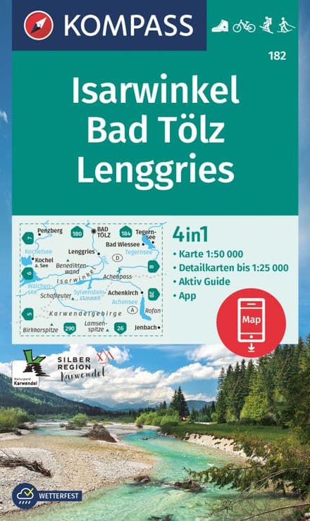 Isarwinkel, Bad Tölz, Lenggries - Kompass 182