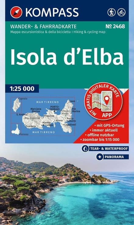 Isle of Elba - Kompass Map (2468)