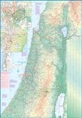 Israel and Palestine Travel Map