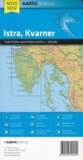 Istria & Kvarner - Road and Cycling Map- Kartograjia