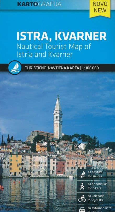 Istria & Kvarner - Road and Cycling Map- Kartograjia