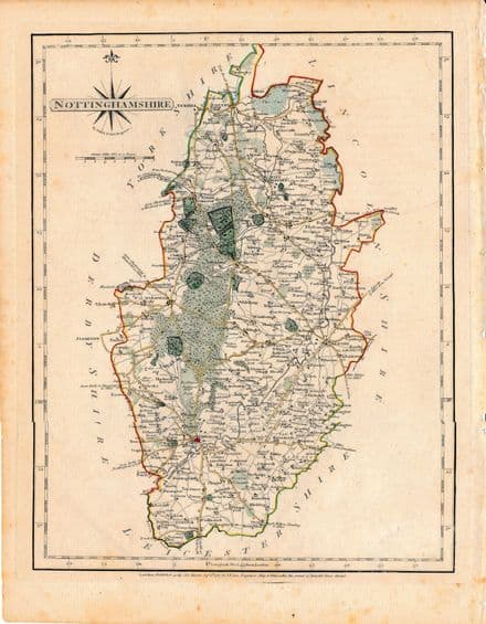J Cary Nottinghamshire 1787