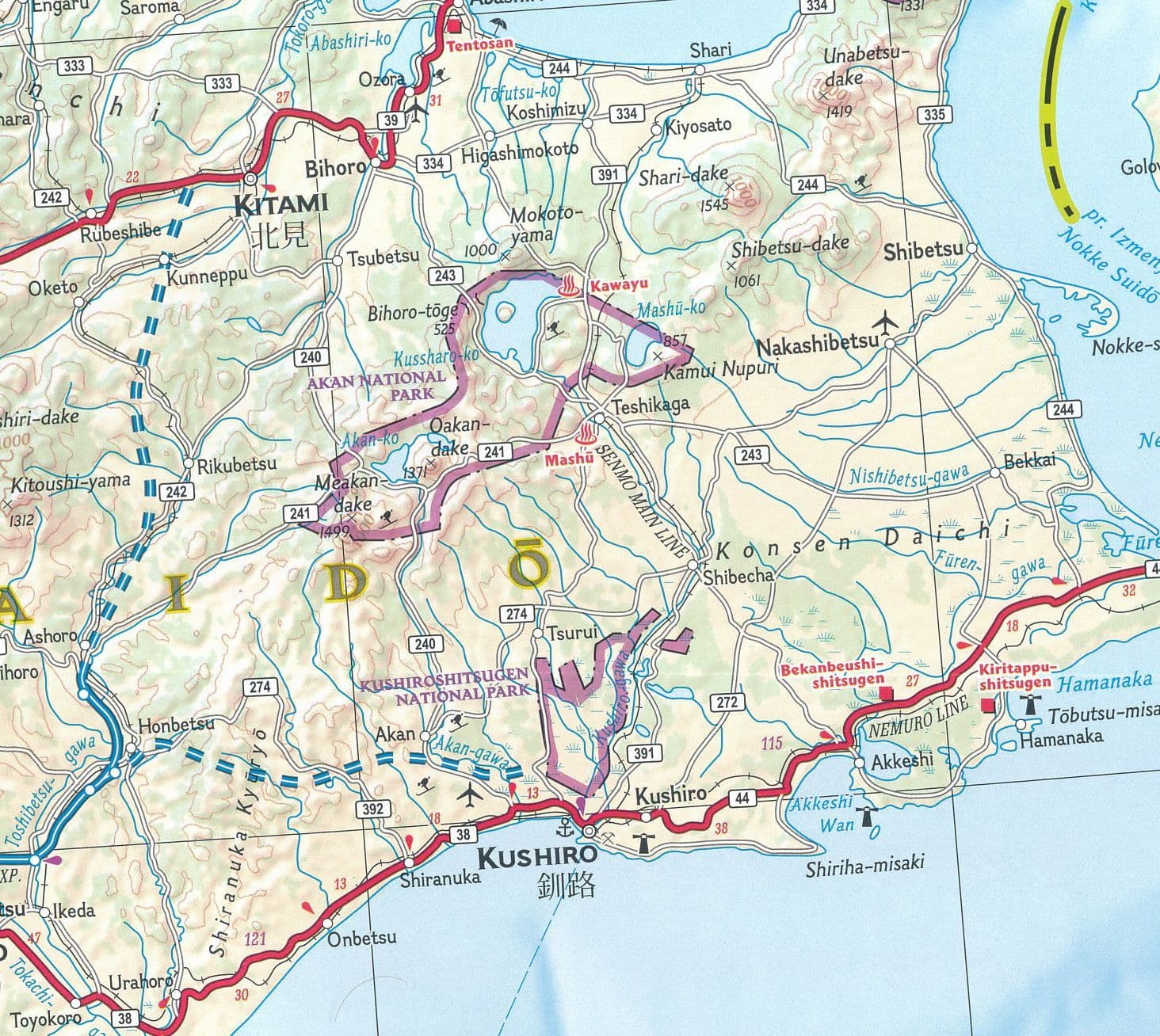 Japan Adventure Map - National Geographic