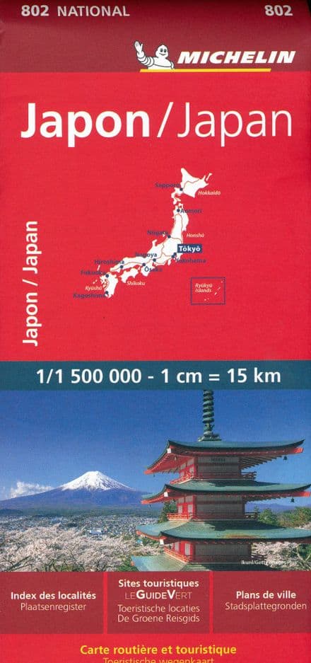 Japan - Michelin National Map 802