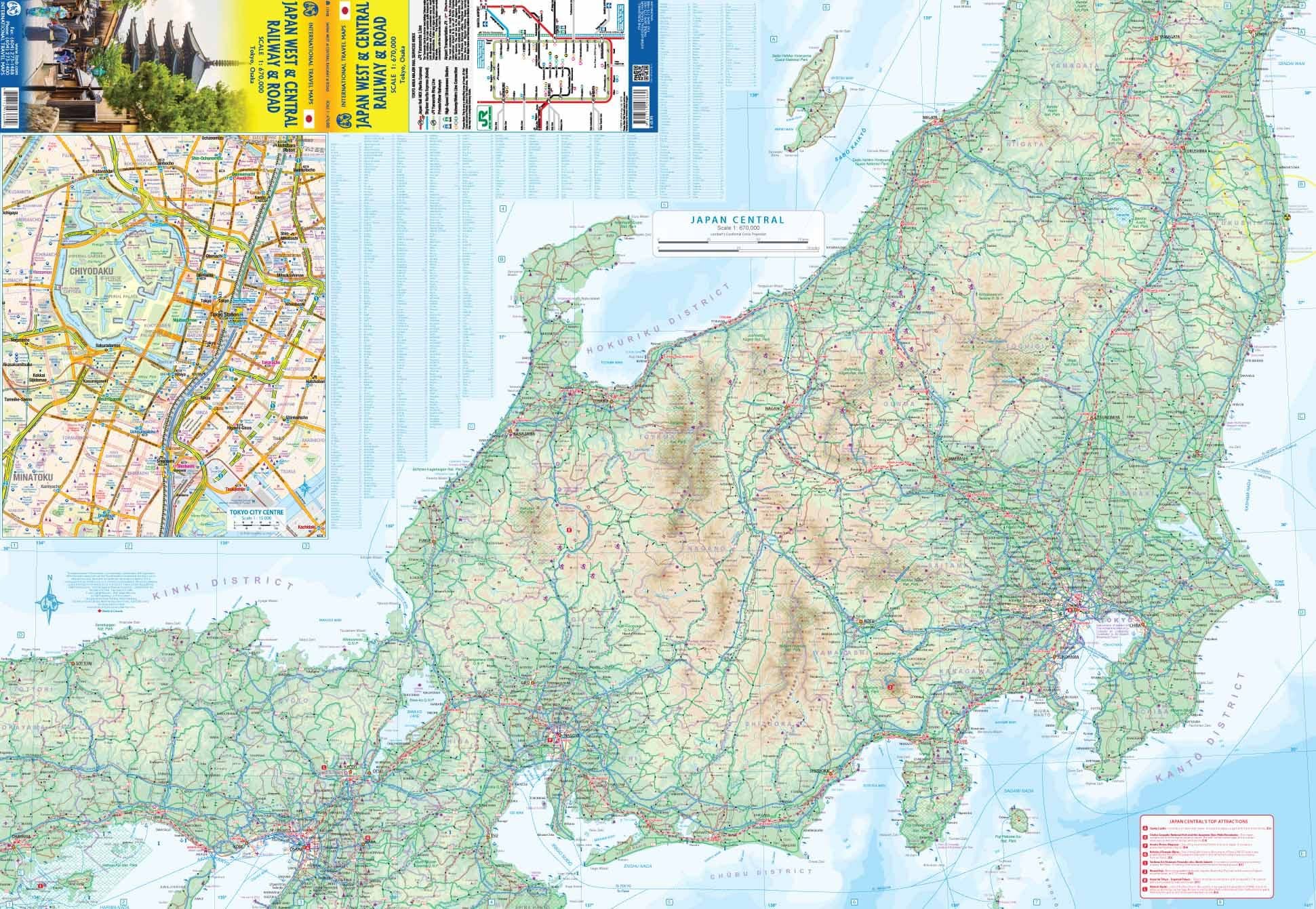 Physical Maps Of Japan Map Of Japan Map Show Roads Cities And