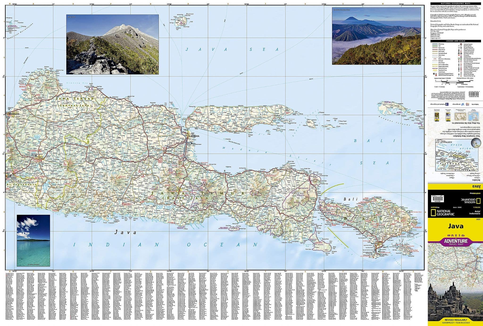 Java Adventure Map - National Geographic