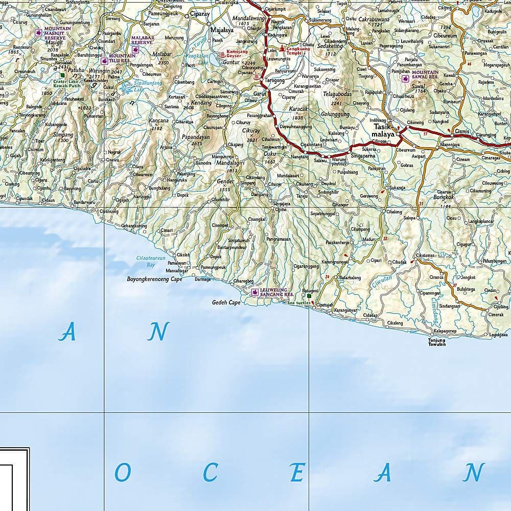 Java Adventure Map - National Geographic