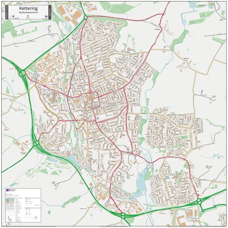 Kettering Street Map