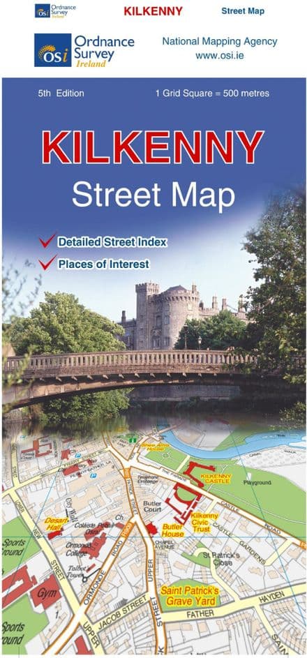 Kilkenny Street Map - Ordnance Survey Ireland