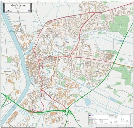 King's Lynn Street Map