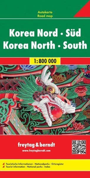 Korea - North & South Road Map - F&B