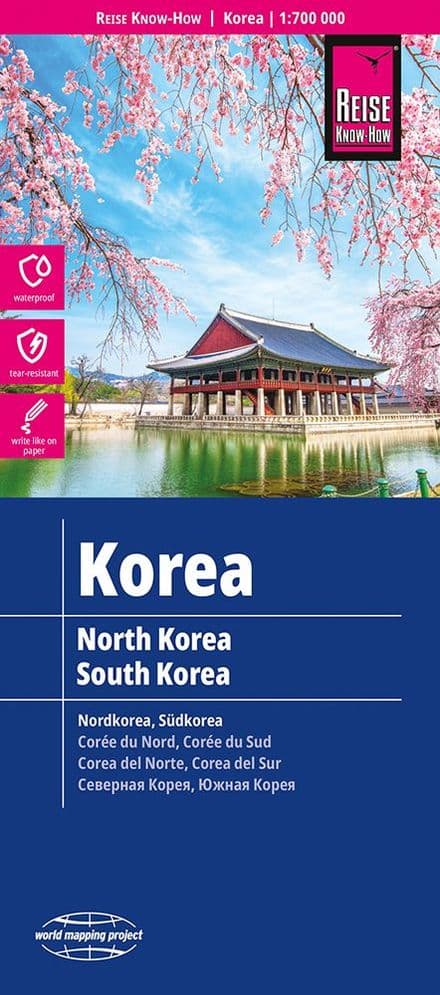 Korea - North & South - Road Map - Reise