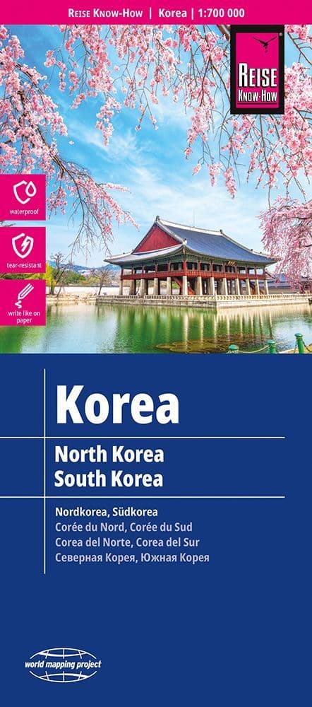 Korea - North & South - Road Map - Reise