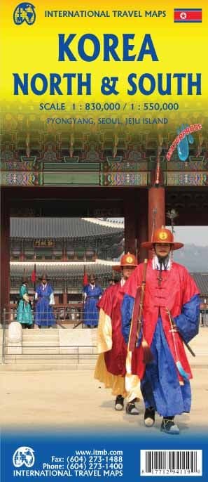 Korea North & South Travel Map - ITM