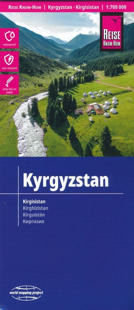 Kyrgyzstan Road Map - Reise