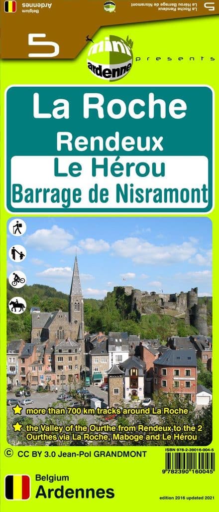 La Roche Rendeux Barrage de Nisramont - Mini Ardennes Recreational Map 5