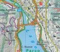Lake Como, Lago di Lugano- Kummerley & Frey - 1:50,000