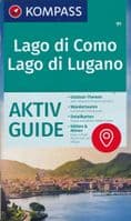Lake Como & Lake Lugano - 1:50,000 - Kompass 91