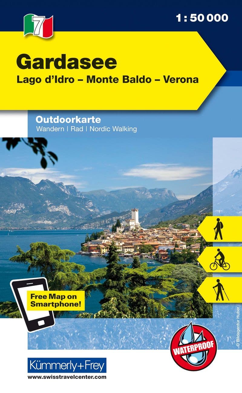 Lake Garda - Kummerley & Frey - 1:50,000